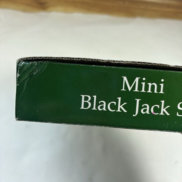 Mini Black Jack Set Casino Card Game Travel Board Game Poker Chips Complete - Picture 7 of 10